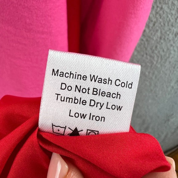 NWT Tuckernuck India Hicks Maxi Dress Womens M  Red Pink Colorblock Belted - Picture 12 of 13